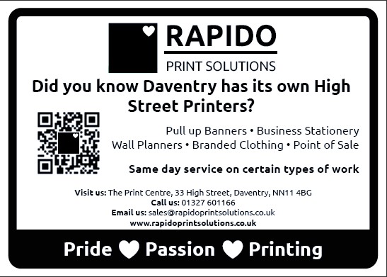 Rapido Print Solutions Advert 