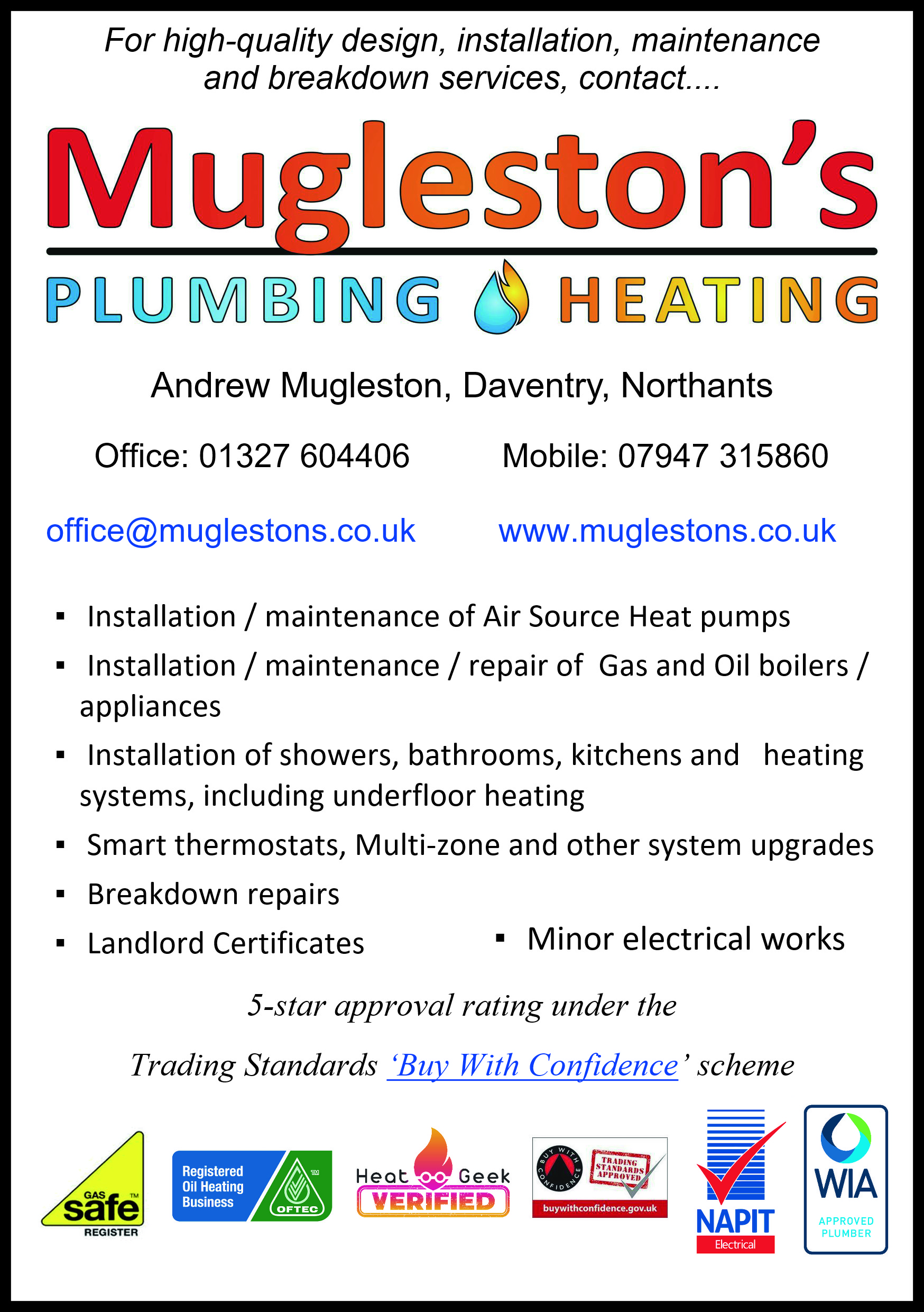 Mugleston heating Jan 2025 A6 