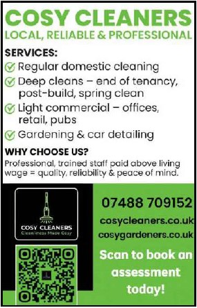 Cosy Cleaners 2026