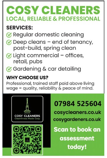 Cosy Cleaners New Jul 26